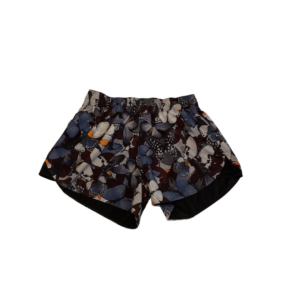 Lululemon Reversible Shorts Inseam Black/ Butterfly